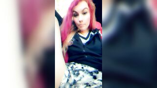 Ghostgirlbellaa (ghostgirlzella aka EMObella) OnlyFans Leaks Your Local Trailer Park Girl Porn 53