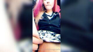 Ghostgirlbellaa (ghostgirlzella aka EMObella) OnlyFans Leaks Your Local Trailer Park Girl Porn 53