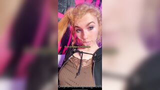 Ghostgirlbellaa (ghostgirlzella aka EMObella) OnlyFans Leaks Your Local Trailer Park Girl Porn 5