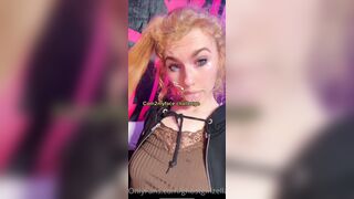 Ghostgirlbellaa (ghostgirlzella aka EMObella) OnlyFans Leaks Your Local Trailer Park Girl Porn 5