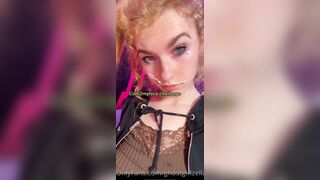 Ghostgirlbellaa (ghostgirlzella aka EMObella) OnlyFans Leaks Your Local Trailer Park Girl Porn 5