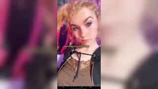 Ghostgirlbellaa (ghostgirlzella aka EMObella) OnlyFans Leaks Your Local Trailer Park Girl Porn 5