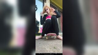 Ghostgirlbellaa (ghostgirlzella aka EMObella) OnlyFans Leaks Your Local Trailer Park Girl Porn 11