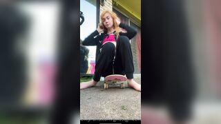 Ghostgirlbellaa (ghostgirlzella aka EMObella) OnlyFans Leaks Your Local Trailer Park Girl Porn 11