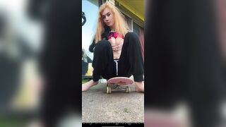 Ghostgirlbellaa (ghostgirlzella aka EMObella) OnlyFans Leaks Your Local Trailer Park Girl Porn 11