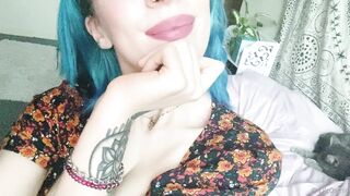(42)- Lilc0smic (Cosmic aka CosmicCreatures) OnlyFans Leaks Freaky Lil Hippie and Full Time Brat Porn