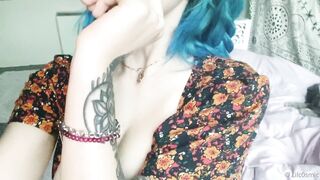 (42)- Lilc0smic (Cosmic aka CosmicCreatures) OnlyFans Leaks Freaky Lil Hippie and Full Time Brat Porn
