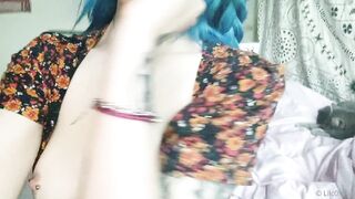 (42)- Lilc0smic (Cosmic aka CosmicCreatures) OnlyFans Leaks Freaky Lil Hippie and Full Time Brat Porn