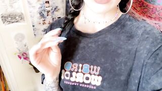 [173]- Lilc0smic (Cosmic aka CosmicCreatures) OnlyFans Leaks Freaky Lil Hippie and Full Time Brat Porn