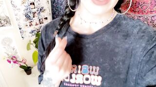 [173]- Lilc0smic (Cosmic aka CosmicCreatures) OnlyFans Leaks Freaky Lil Hippie and Full Time Brat Porn
