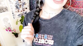 [173]- Lilc0smic (Cosmic aka CosmicCreatures) OnlyFans Leaks Freaky Lil Hippie and Full Time Brat Porn