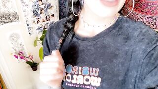 [173]- Lilc0smic (Cosmic aka CosmicCreatures) OnlyFans Leaks Freaky Lil Hippie and Full Time Brat Porn