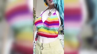 [141]- Lilc0smic (Cosmic aka CosmicCreatures) OnlyFans Leaks Freaky Lil Hippie and Full Time Brat Porn