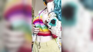 [141]- Lilc0smic (Cosmic aka CosmicCreatures) OnlyFans Leaks Freaky Lil Hippie and Full Time Brat Porn
