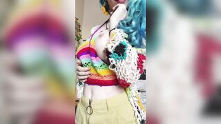 [141]- Lilc0smic (Cosmic aka CosmicCreatures) OnlyFans Leaks Freaky Lil Hippie and Full Time Brat Porn