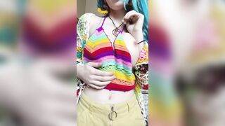 [141]- Lilc0smic (Cosmic aka CosmicCreatures) OnlyFans Leaks Freaky Lil Hippie and Full Time Brat Porn