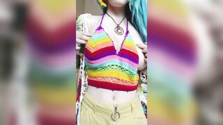 [141]- Lilc0smic (Cosmic aka CosmicCreatures) OnlyFans Leaks Freaky Lil Hippie and Full Time Brat Porn