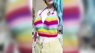 [141]- Lilc0smic (Cosmic aka CosmicCreatures) OnlyFans Leaks Freaky Lil Hippie and Full Time Brat Porn
