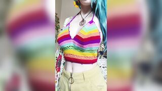 [141]- Lilc0smic (Cosmic aka CosmicCreatures) OnlyFans Leaks Freaky Lil Hippie and Full Time Brat Porn