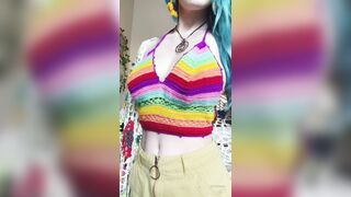 [141]- Lilc0smic (Cosmic aka CosmicCreatures) OnlyFans Leaks Freaky Lil Hippie and Full Time Brat Porn