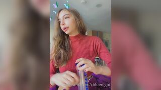 [18] Chloenight (Chloe Night aka chloenightxo aka chloenightx) OnlyFans Leak Bisexual Doll Porn