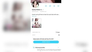 [175] Daintywilder (Danity Wilder) OnlyFans Leaks Petite Princess Squirting Nympho Slut Porn