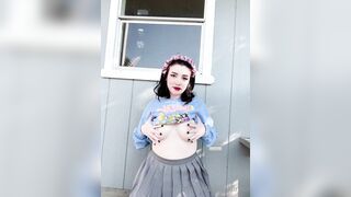 [164] Avaclairexx (avaisoutofideas aka Ava Claire) OnlyFans Leaks Big White Peach Ass Girl Porn