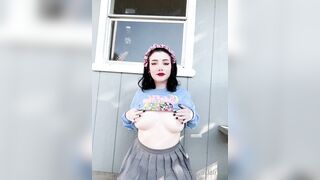 [164] Avaclairexx (avaisoutofideas aka Ava Claire) OnlyFans Leaks Big White Peach Ass Girl Porn