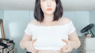 [17] Avaclairexx (avaisoutofideas aka Ava Claire) OnlyFans Leaks Big White Peach Ass Girl Porn