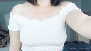 [19] Avaclairexx (avaisoutofideas aka Ava Claire) OnlyFans Leaks Big White Peach Ass Girl Porn