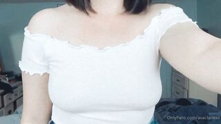 [19] Avaclairexx (avaisoutofideas aka Ava Claire) OnlyFans Leaks Big White Peach Ass Girl Porn