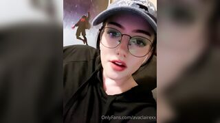 [224] Avaclairexx (avaisoutofideas aka Ava Claire) OnlyFans Leaks Big White Peach Ass Girl Porn