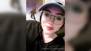 [224] Avaclairexx (avaisoutofideas aka Ava Claire) OnlyFans Leaks Big White Peach Ass Girl Porn