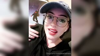 [224] Avaclairexx (avaisoutofideas aka Ava Claire) OnlyFans Leaks Big White Peach Ass Girl Porn