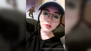 [224] Avaclairexx (avaisoutofideas aka Ava Claire) OnlyFans Leaks Big White Peach Ass Girl Porn