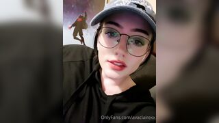 [224] Avaclairexx (avaisoutofideas aka Ava Claire) OnlyFans Leaks Big White Peach Ass Girl Porn