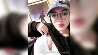 [225] Avaclairexx (avaisoutofideas aka Ava Claire) OnlyFans Leaks Big White Peach Ass Girl Porn