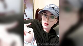 [226] Avaclairexx (avaisoutofideas aka Ava Claire) OnlyFans Leaks Big White Peach Ass Girl Porn