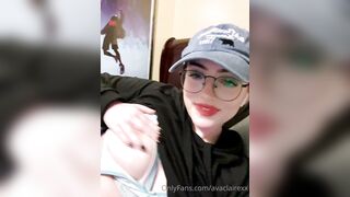 [226] Avaclairexx (avaisoutofideas aka Ava Claire) OnlyFans Leaks Big White Peach Ass Girl Porn