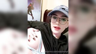 [226] Avaclairexx (avaisoutofideas aka Ava Claire) OnlyFans Leaks Big White Peach Ass Girl Porn