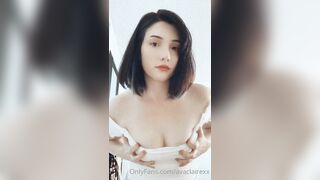 [26] Avaclairexx (avaisoutofideas aka Ava Claire) OnlyFans Leaks Big White Peach Ass Girl Porn