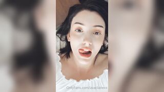 [34] Avaclairexx (avaisoutofideas aka Ava Claire) OnlyFans Leaks Big White Peach Ass Girl Porn