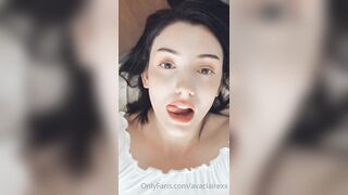 [34] Avaclairexx (avaisoutofideas aka Ava Claire) OnlyFans Leaks Big White Peach Ass Girl Porn