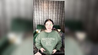 [352] Avaclairexx (avaisoutofideas aka Ava Claire) OnlyFans Leaks Big White Peach Ass Girl Porn