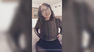 [61] Avaclairexx (avaisoutofideas aka Ava Claire) OnlyFans Leaks Big White Peach Ass Girl Porn