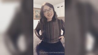 [61] Avaclairexx (avaisoutofideas aka Ava Claire) OnlyFans Leaks Big White Peach Ass Girl Porn