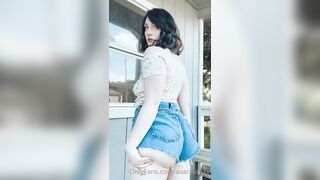 [63] Avaclairexx (avaisoutofideas aka Ava Claire) OnlyFans Leaks Big White Peach Ass Girl Porn