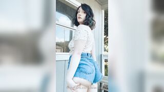 [65] Avaclairexx (avaisoutofideas aka Ava Claire) OnlyFans Leaks Big White Peach Ass Girl Porn