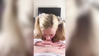 [121 of 192 Videos] Chloe_cream (chloecream00 aka chloecreme) PPV OnlyFans Leaks Blondie College Student