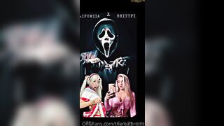 Ghost Face with Realbrittfit - Waifumiia (Mia) OnlyFans Leaks Nude